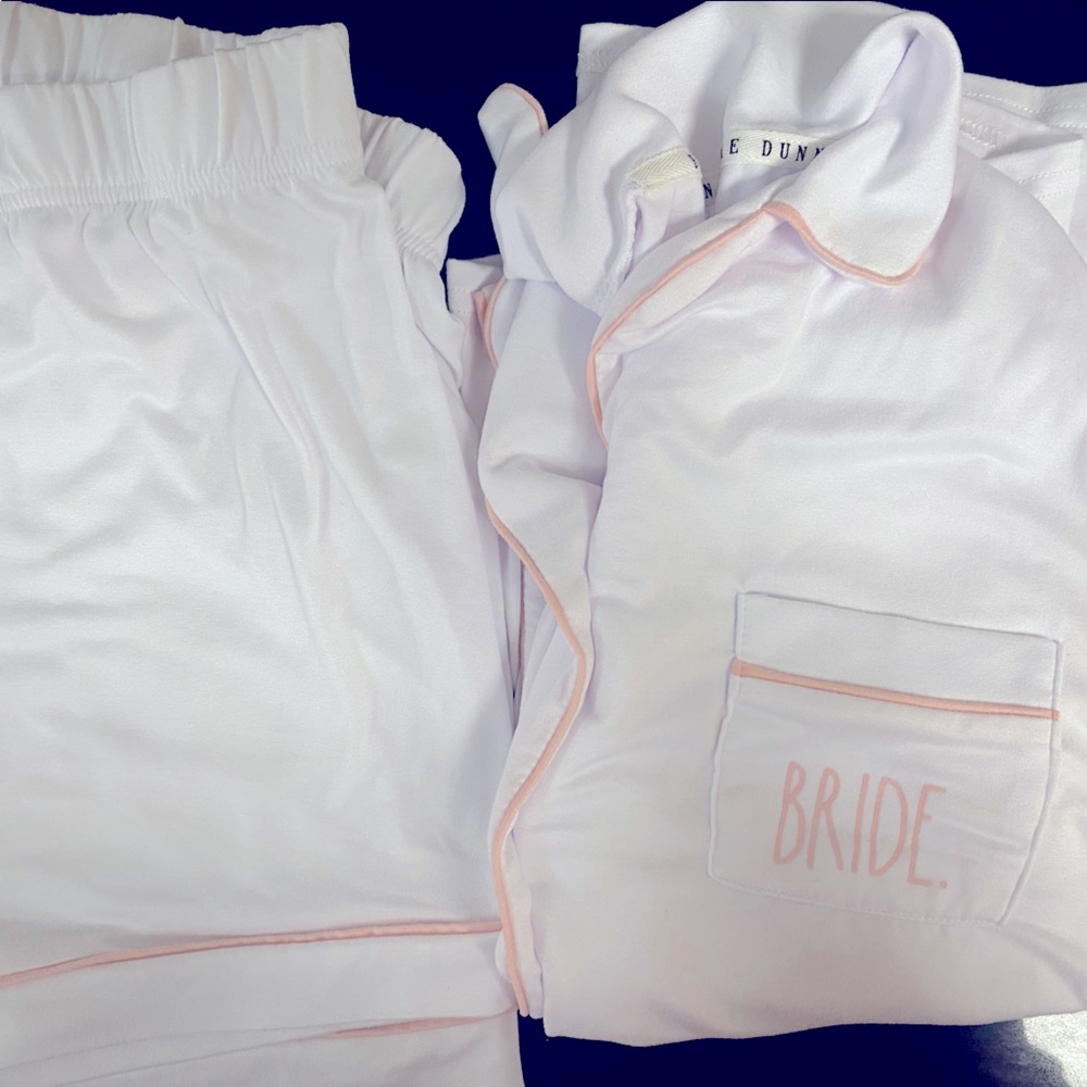 Rae Dunn bride pajamas set